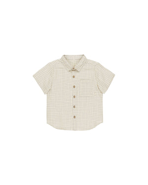 Rylee & Cru - Grid Collared SS Shirt