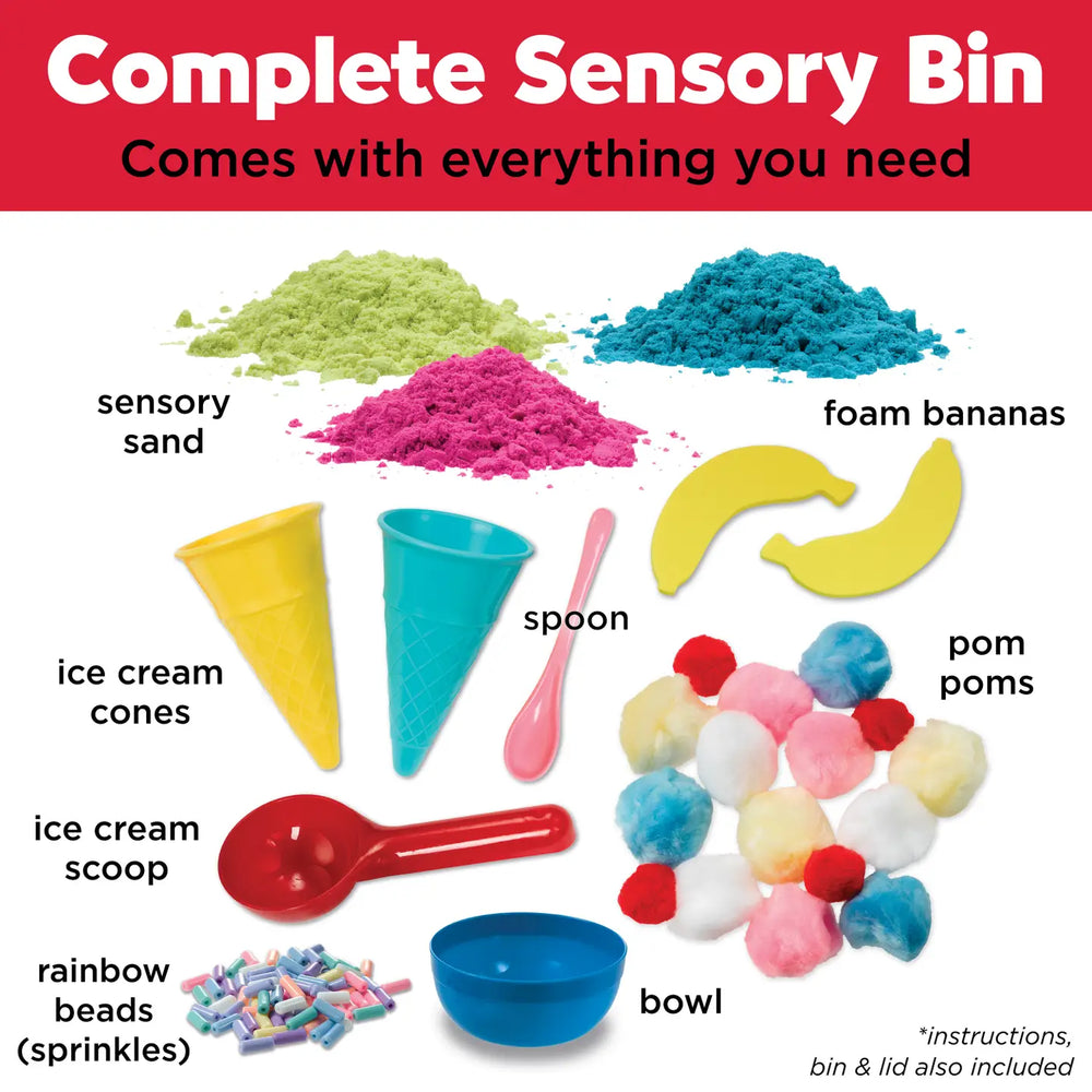 Sensory Bin Ice Cream Shop Activity Bin For Kids