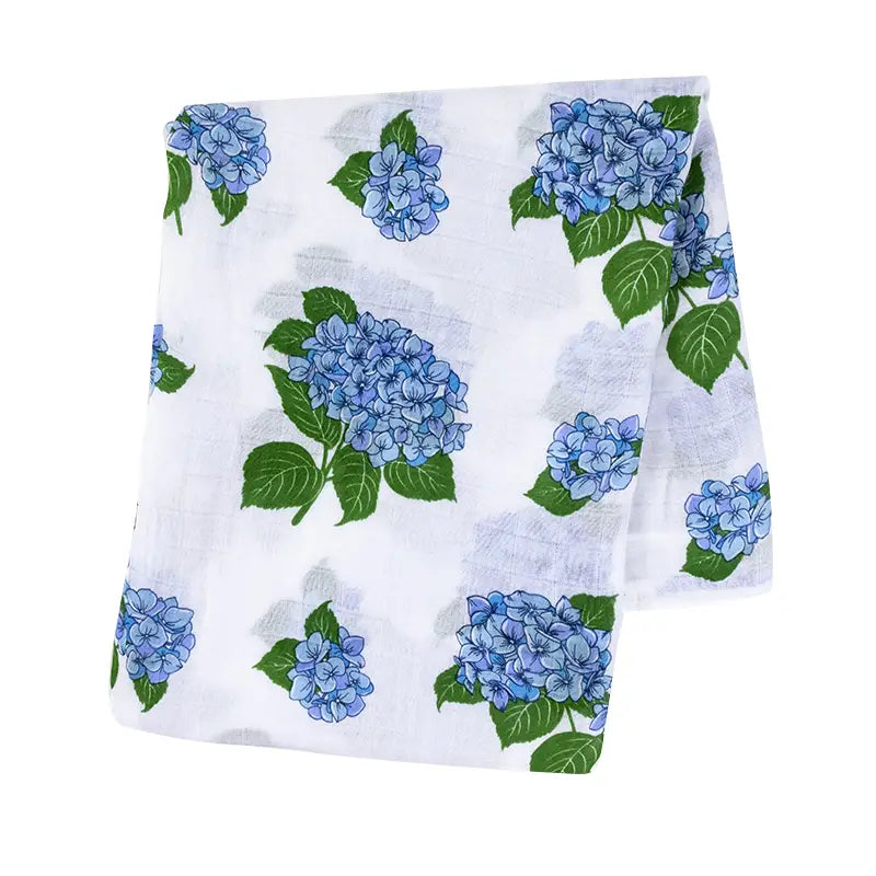 
            
                Load image into Gallery viewer, Little Hometown - Hydrangeas Swaddle
            
        