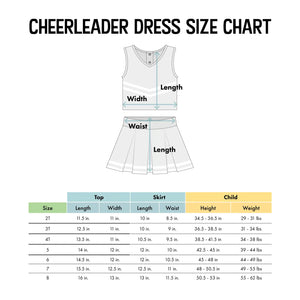 Game Day - Tennessee Cheerleader Set