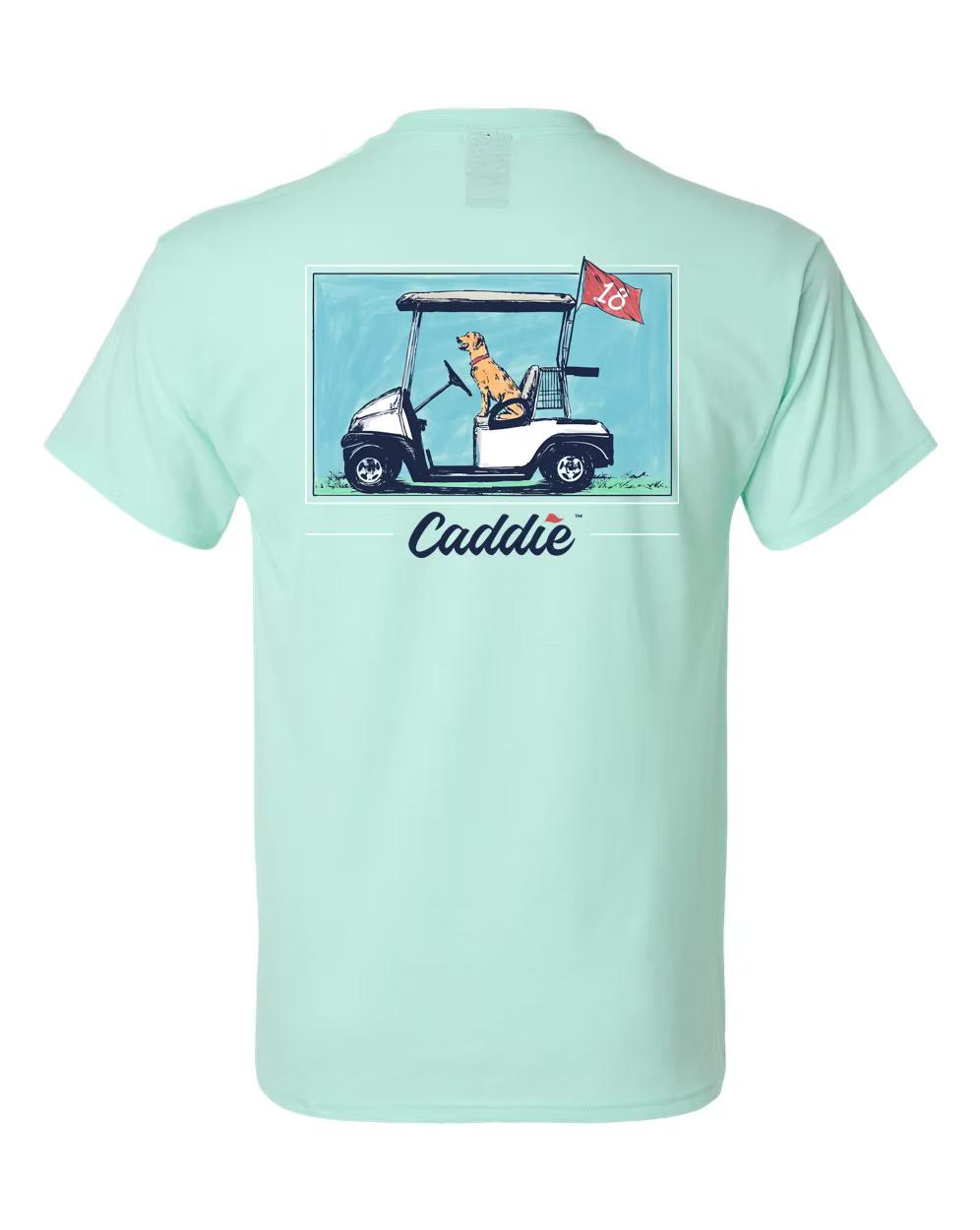 Caddie youth designated driver shirt with bold text design, casual fit, perfect for teens promoting safe driving awareness