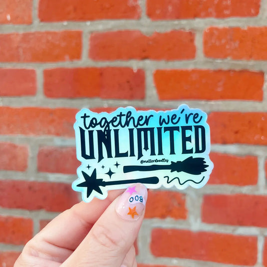 Together We're Unlimited Wicked Movie Musical Vinyl Sticker