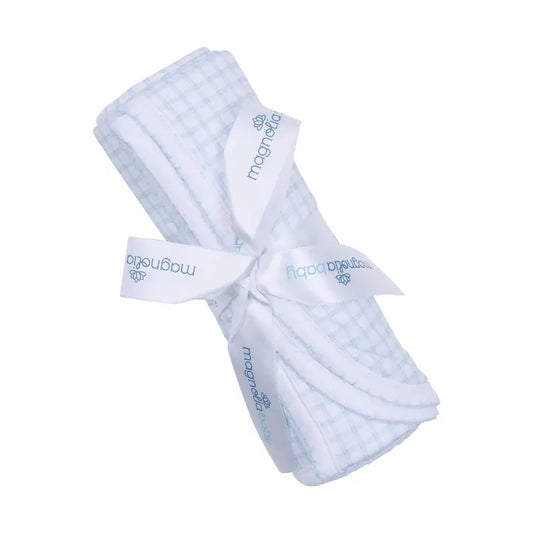 Peek-A-Boo Wishes Receiving Blanket - Blue