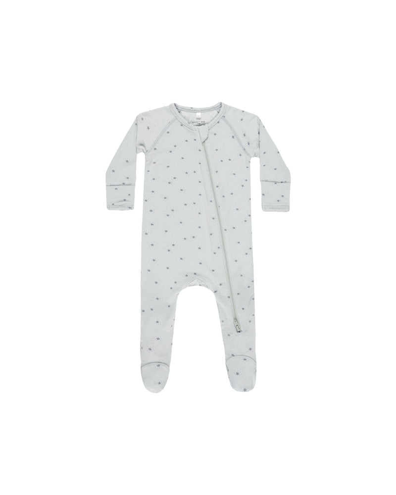 Quincy Mae - Twinkle Bamboo Zip Footie