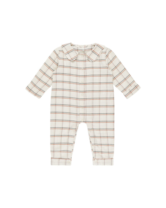 Rylee & Cru - Holiday Plaid Baby Pajama Romper