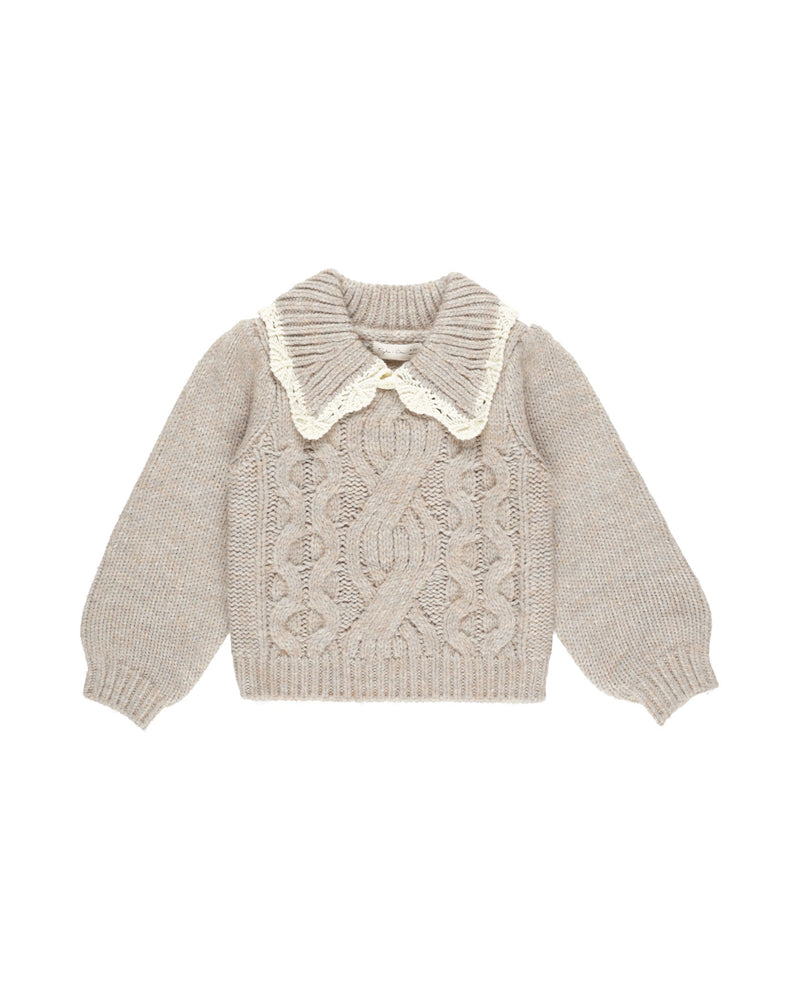 Rylee & Cru - Heathered Sand Alice Sweater