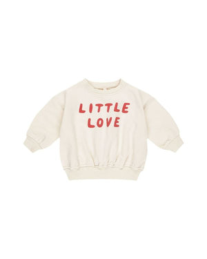 Quincy Made - Relaxed Fleece Sweatshirt || Little Love