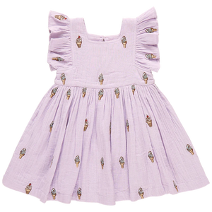 Pink Chicken - Lavender Soft Serve Girls Elsie Dress