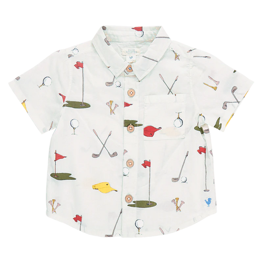 Pink Chicken - Golf Tournament Boys Jack Shirt