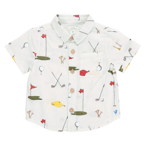 Pink Chicken - Golf Tournament Boys Jack Shirt