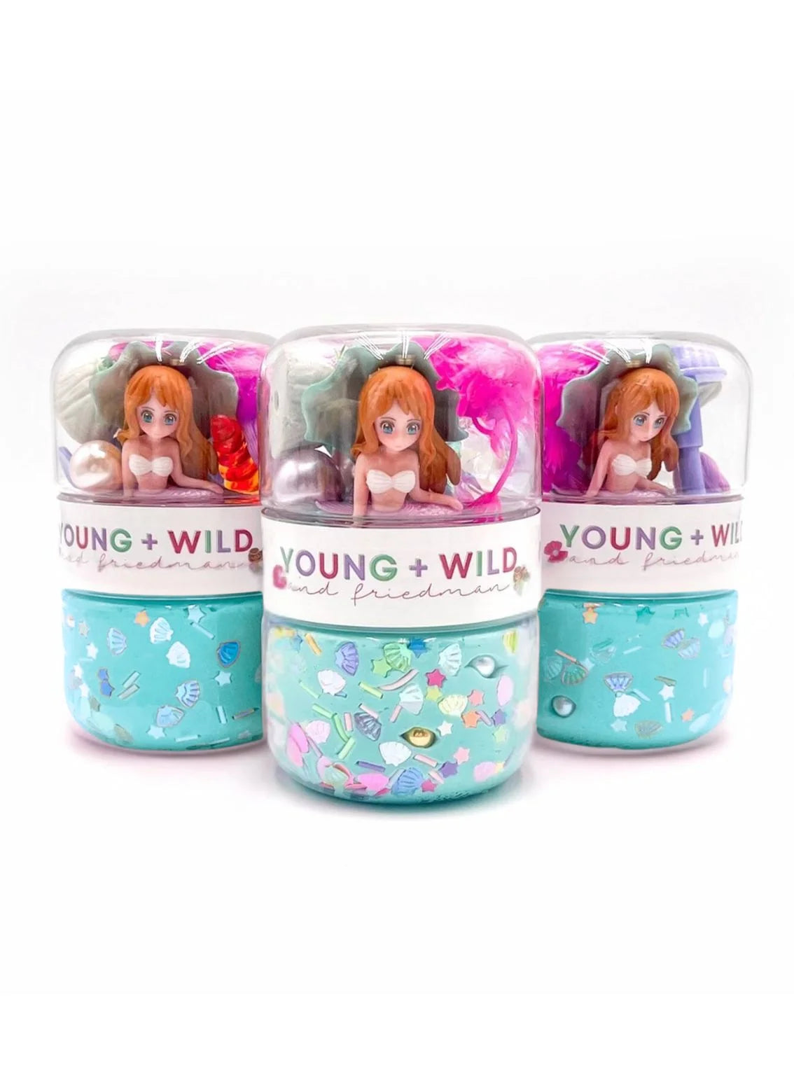Mermaid Grab & Go Dough Jar