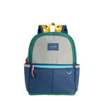 State Bag - Kane Double Pocket Backpack Green & Navy