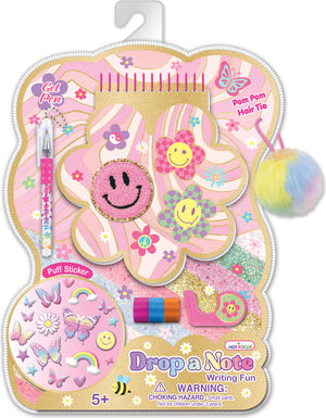 Hot Focus - Drop a Note Writing Fun - Groovy Flower