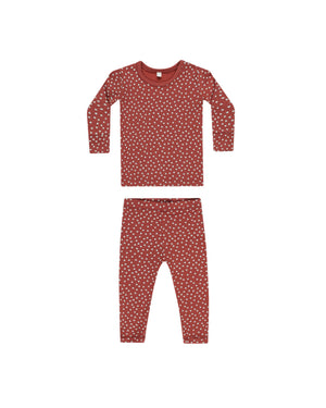 Quincy Mae - Bamboo Pajama Set || Tiny Hearts