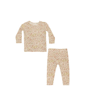 Quincy Mae - Harvest Floral Bamboo Pajama Set