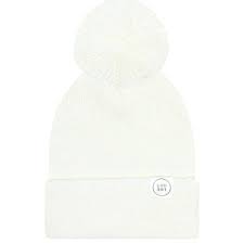 Ivory Beanie with Pom