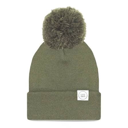 Moss Beanie with Pom