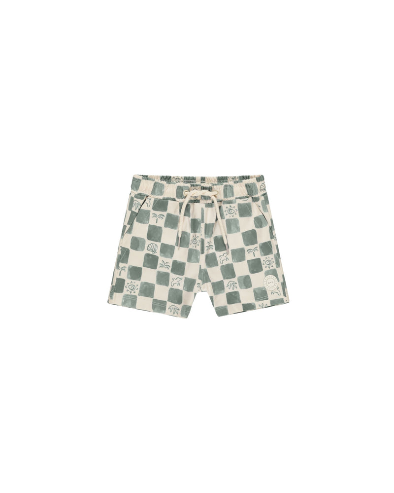 Rylee & Cru - Coastal Check Boardshort