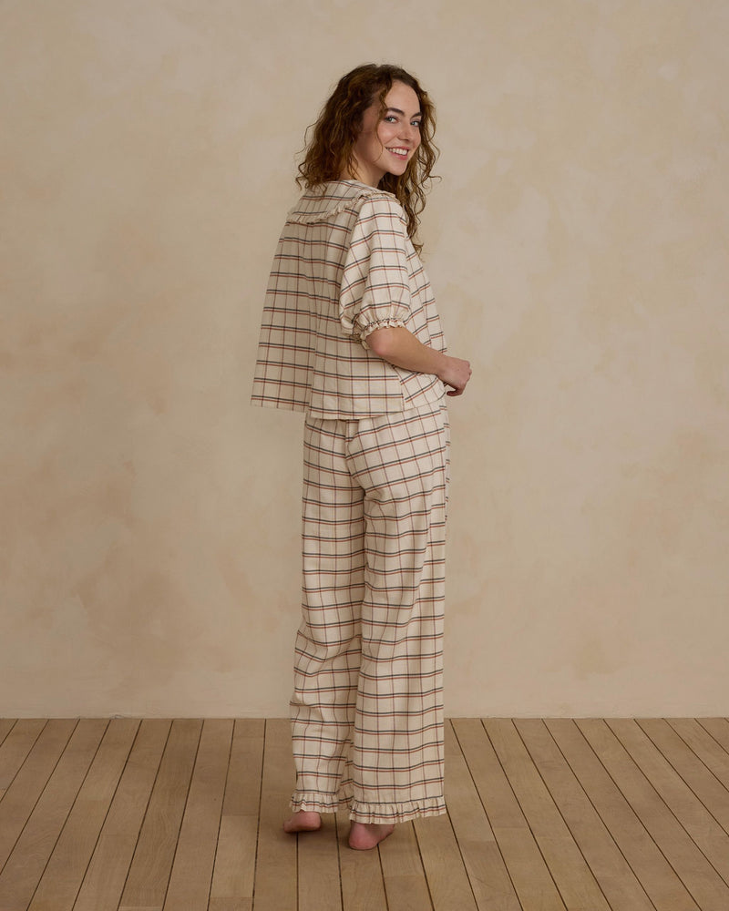 Rylee & Cru - Women's Holiday Plaid Ruffle Pajamas