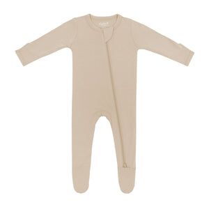 Kyte - Zippered Footie - Almond