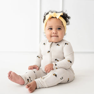 Kyte - Zippered Romper - Bee Mine