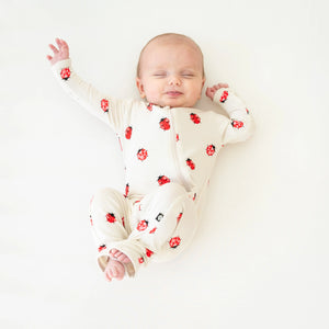 Kyte - Zippered Romper - Love Bug