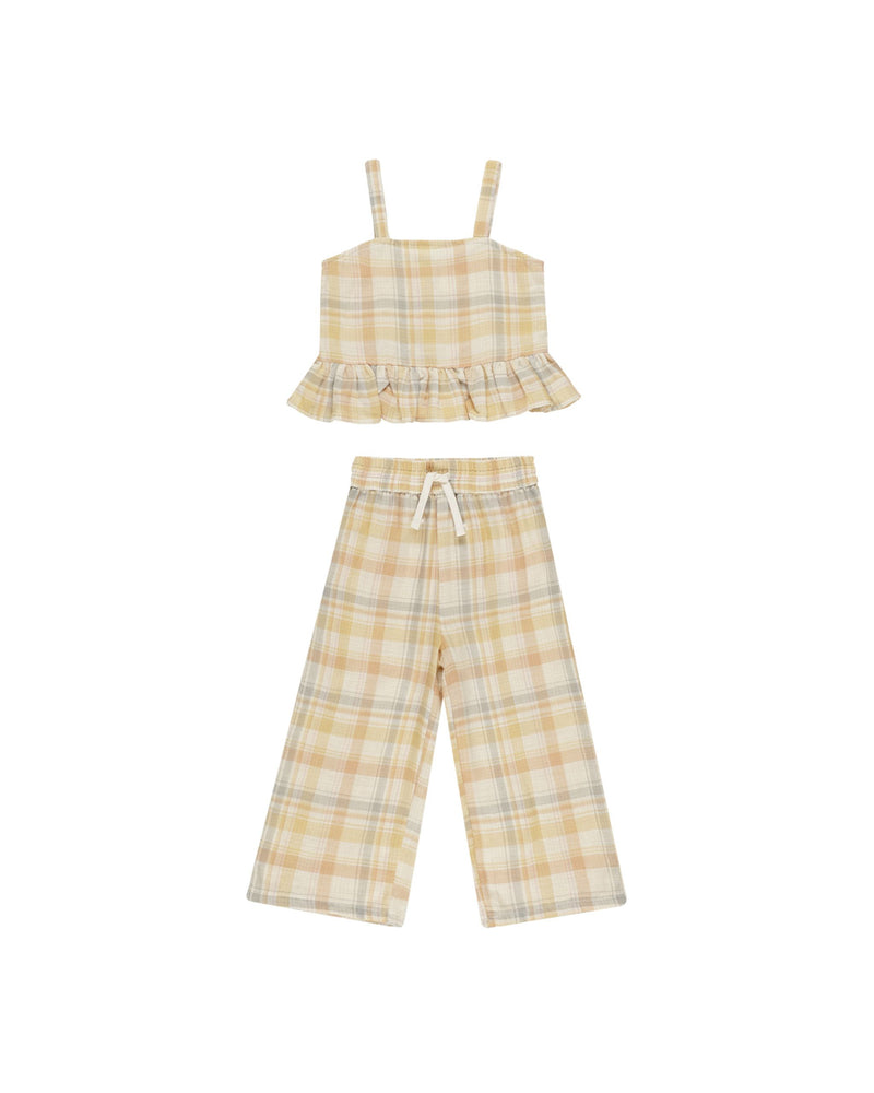 Rylee & Cru - Pastel Plaid Kayli Set