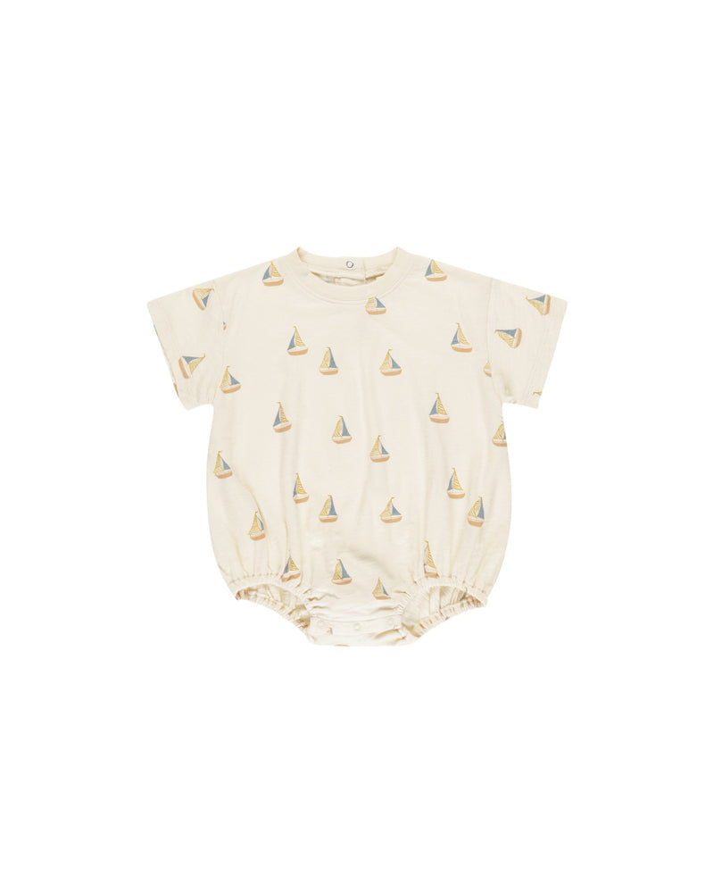 Rylee & Cru - Sailboats Relaxed Bubble Romper