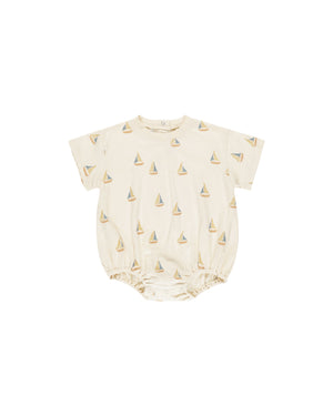 Rylee & Cru - Sailboats Relaxed Bubble Romper
