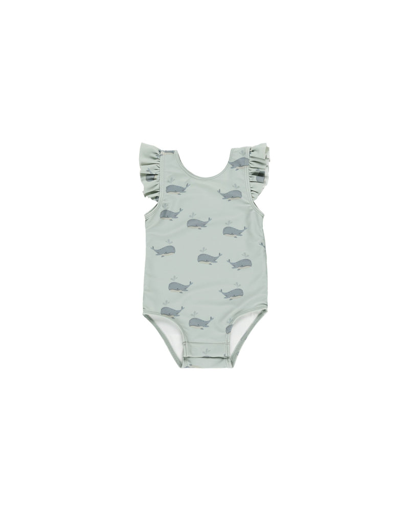 Rylee & Cru - Whales Scoop Back Onepiece