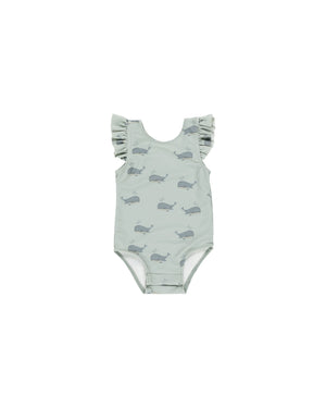 Rylee & Cru - Whales Scoop Back Onepiece