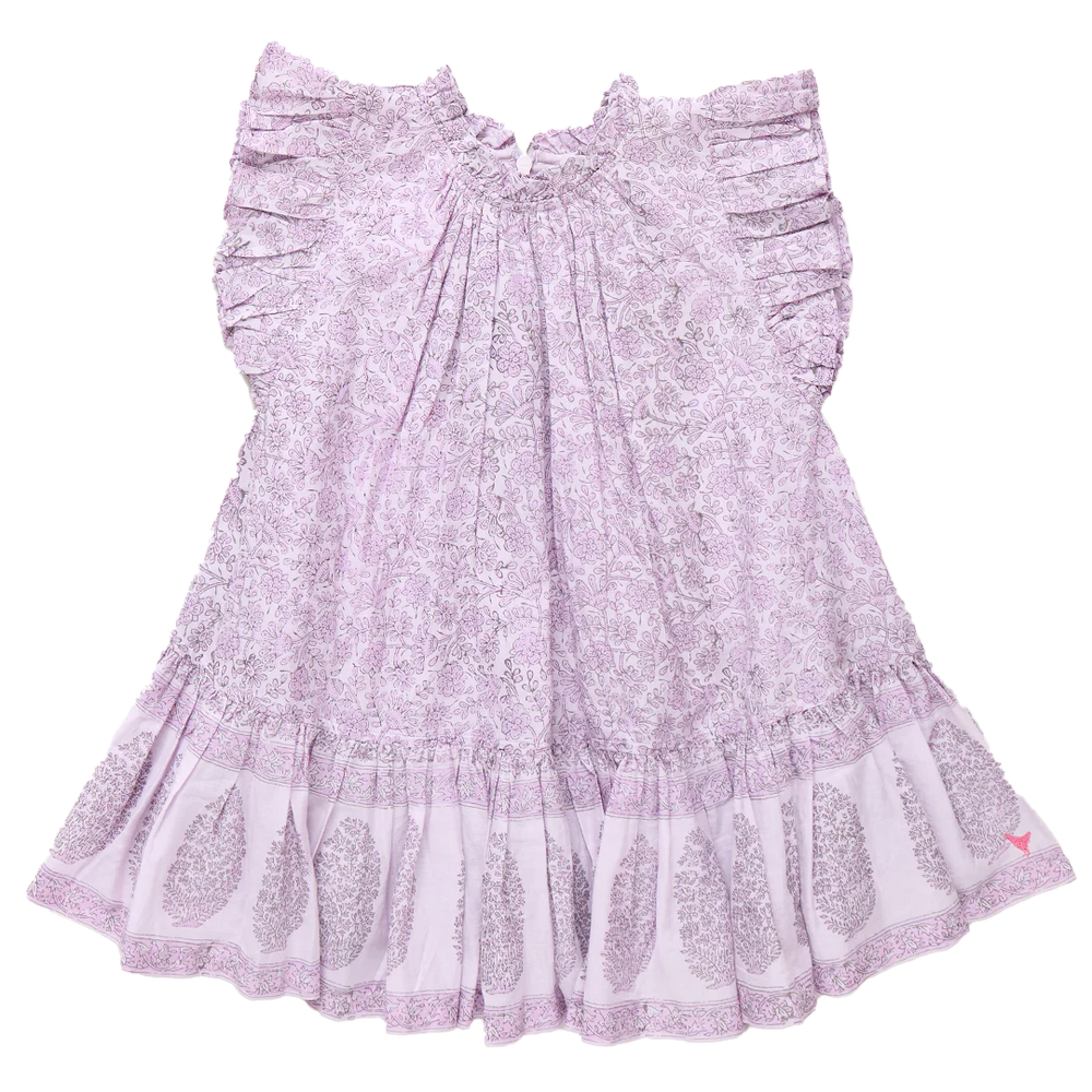 Pink Chicken - Lavender Garden Floral Girls Harper Dress
