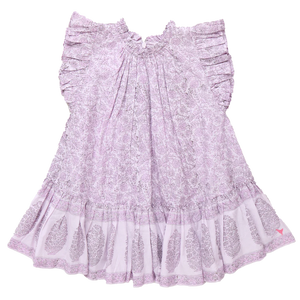 Pink Chicken - Lavender Garden Floral Girls Harper Dress