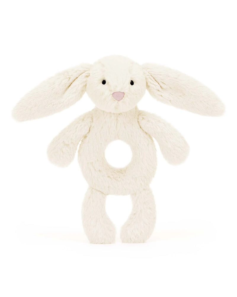 Jellycat - Bashful Bunny Ring Rattle Cream