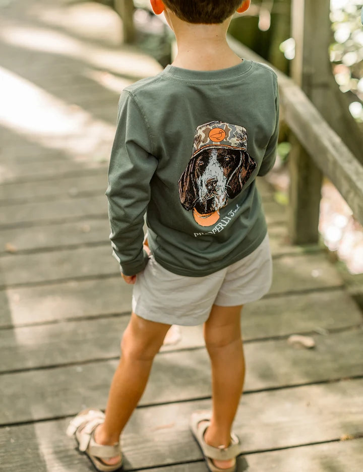 Boys Man's Best Friend LS Olive