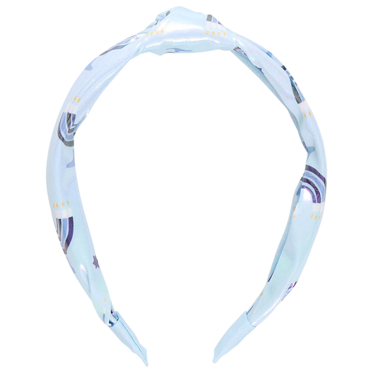 Pink Chicken - Girls Lame Holly Headband - Peaceful Hannukah