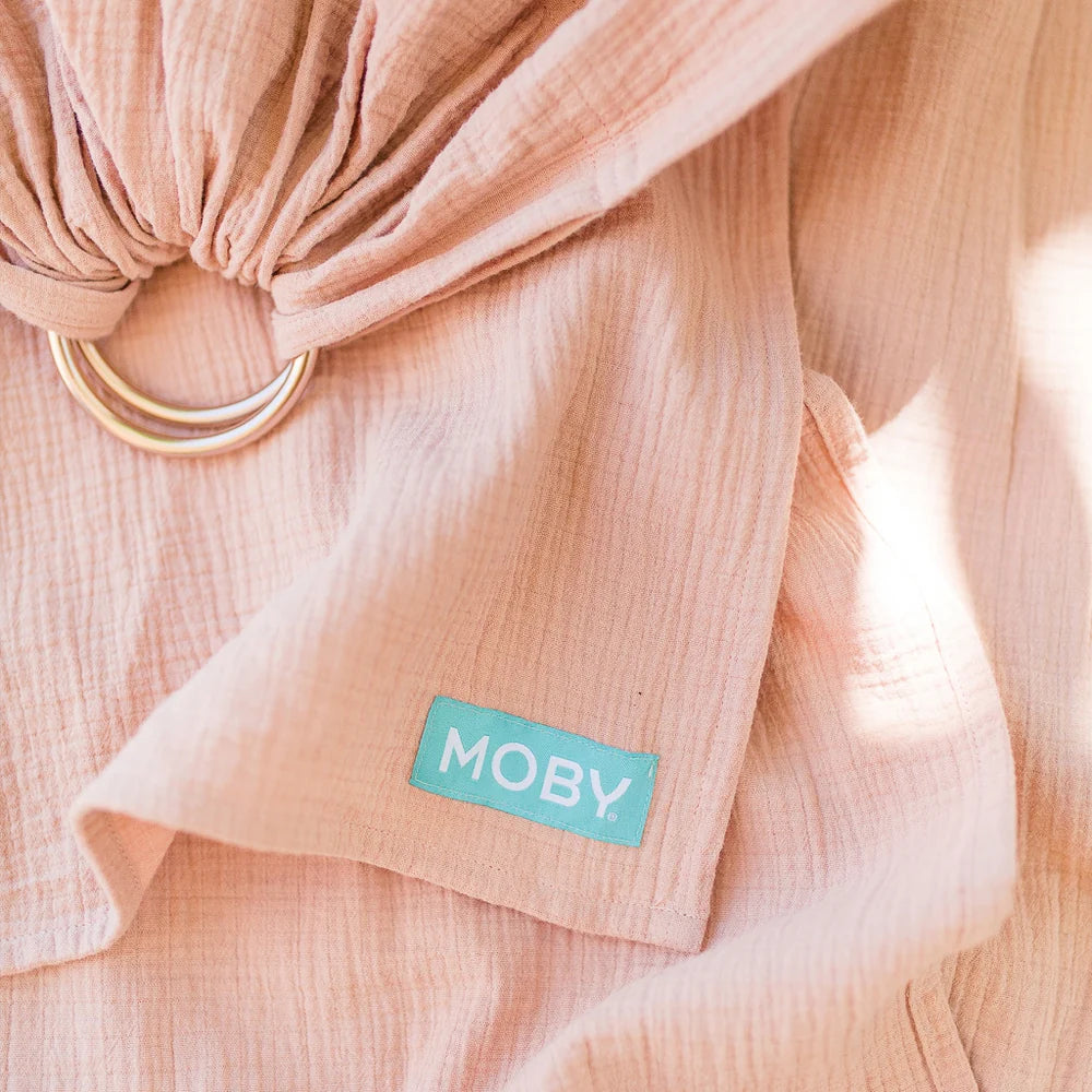 Moby - Ring Sling Double Gauze - Rose