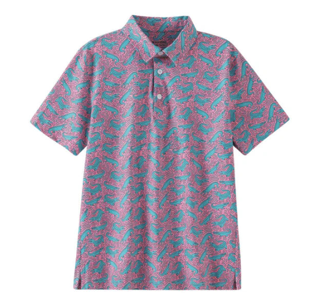 Neon Gators Performance Polo