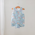 Nola Tawk - Let's Play Ball Organic Muslin Shortall