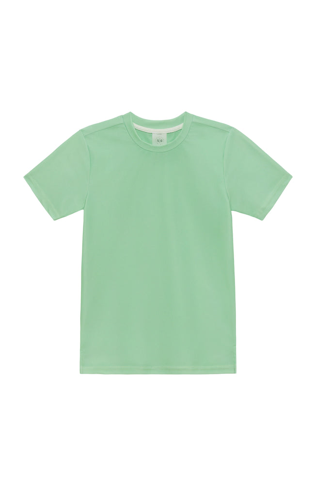 courtside kids - palm green practice shirt