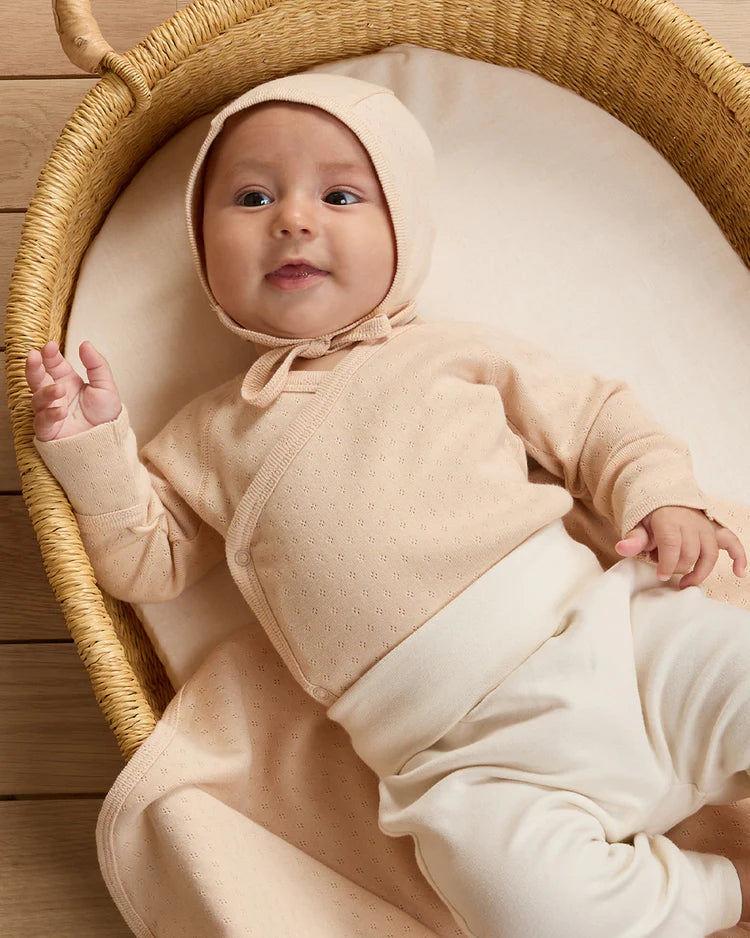 Quincy Mae - Cinnamon & Natural Baby Pant Set