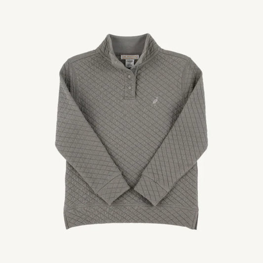The Beaufort Bonnet Company - Pendleton Popped Collar (Quilted) Grantley Gray