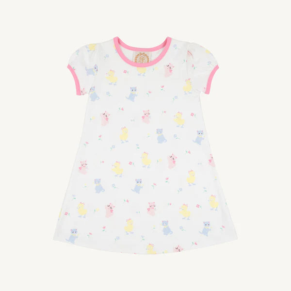 Pink Hampton Hot Pink Penny's Play Dress from The Beaufort Bonnet Company's Spring Spectacular collection, featuring a playful design for children.