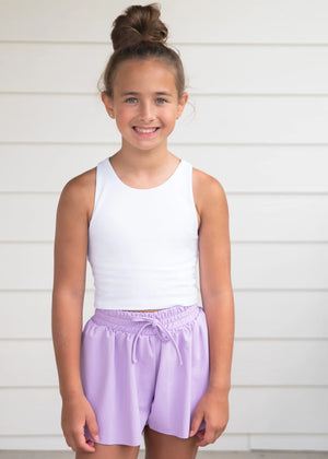 James & Lottie - Lavender Butterfly Shorts BE