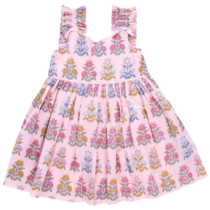 Pink Chicken - Pink Flowerette Girls Via Dress