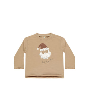 Rylee & Cru - Santa Raw Edge LS Tee