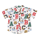 Pink Chicken - Boys Jack Shirt - Varsity Letters