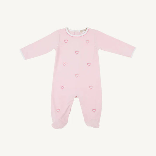 Palm Beach Pink with Hearts Rock Me Romper