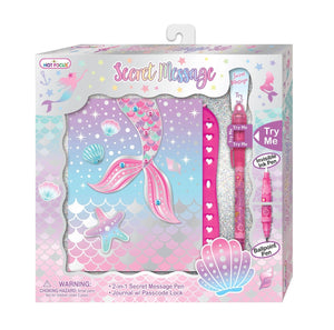 Hot Focus - Secret Message Mermaid Journal
