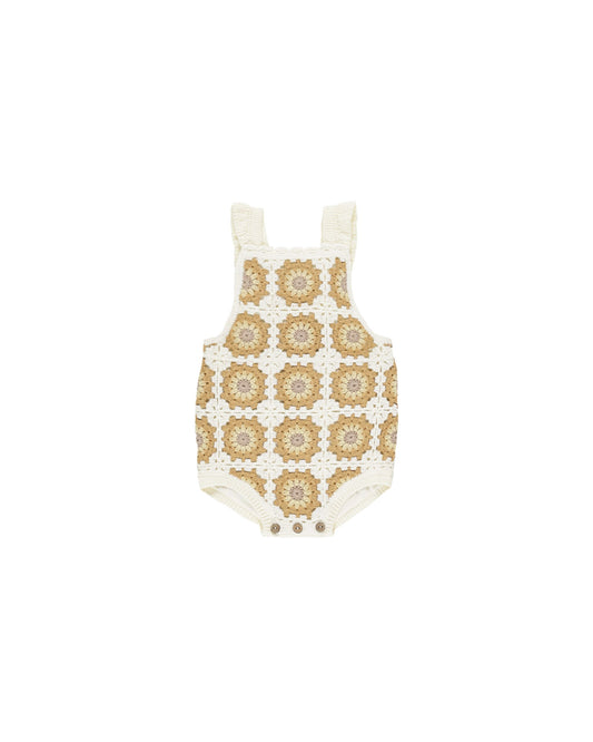 Rylee & Cru - Marigold Daisy Crochet Romper